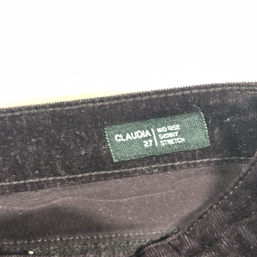 Buffalo David Bitton Claudia Corduroy Pants 27 Skinny - Picture 2 of 8